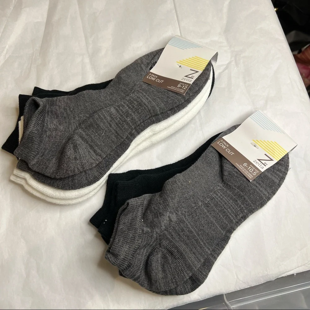 Z BY ZELLA Women’s Low Cut Ankle Socks 6-10.5